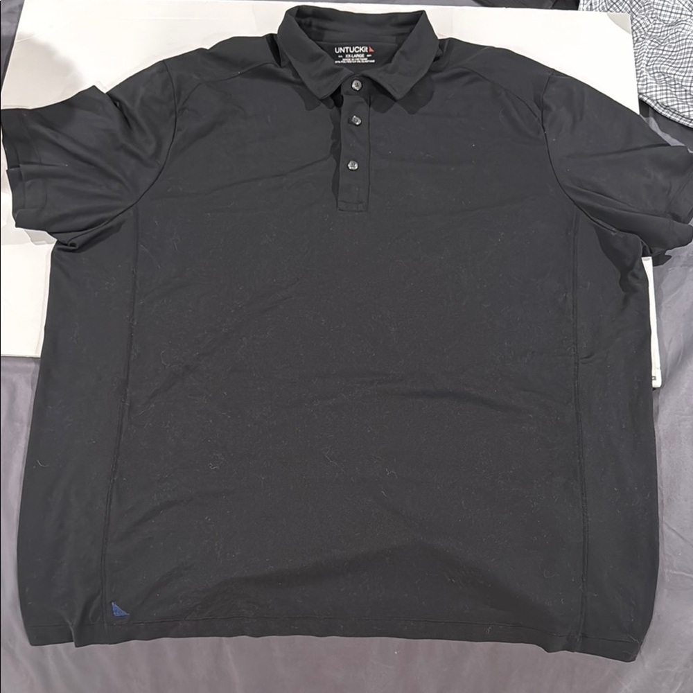 UNTUCKit Black Polo Shirt Classic Design XXL